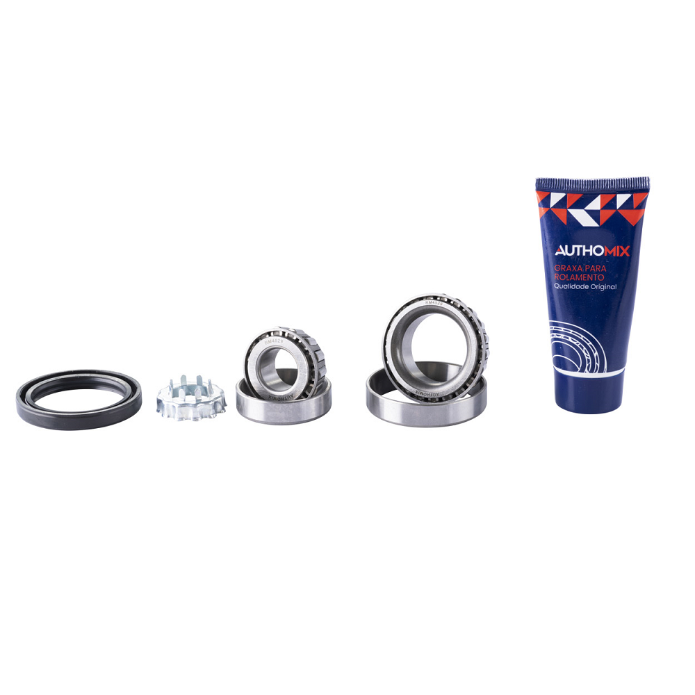 Kit Rolamento de Roda Traseira Authomix RM4529 VW Gol/Parati/Santana/Quantum/Voyage/Fox/Passat/Saveiro/Polo Classic, Ford Versailles/Royale