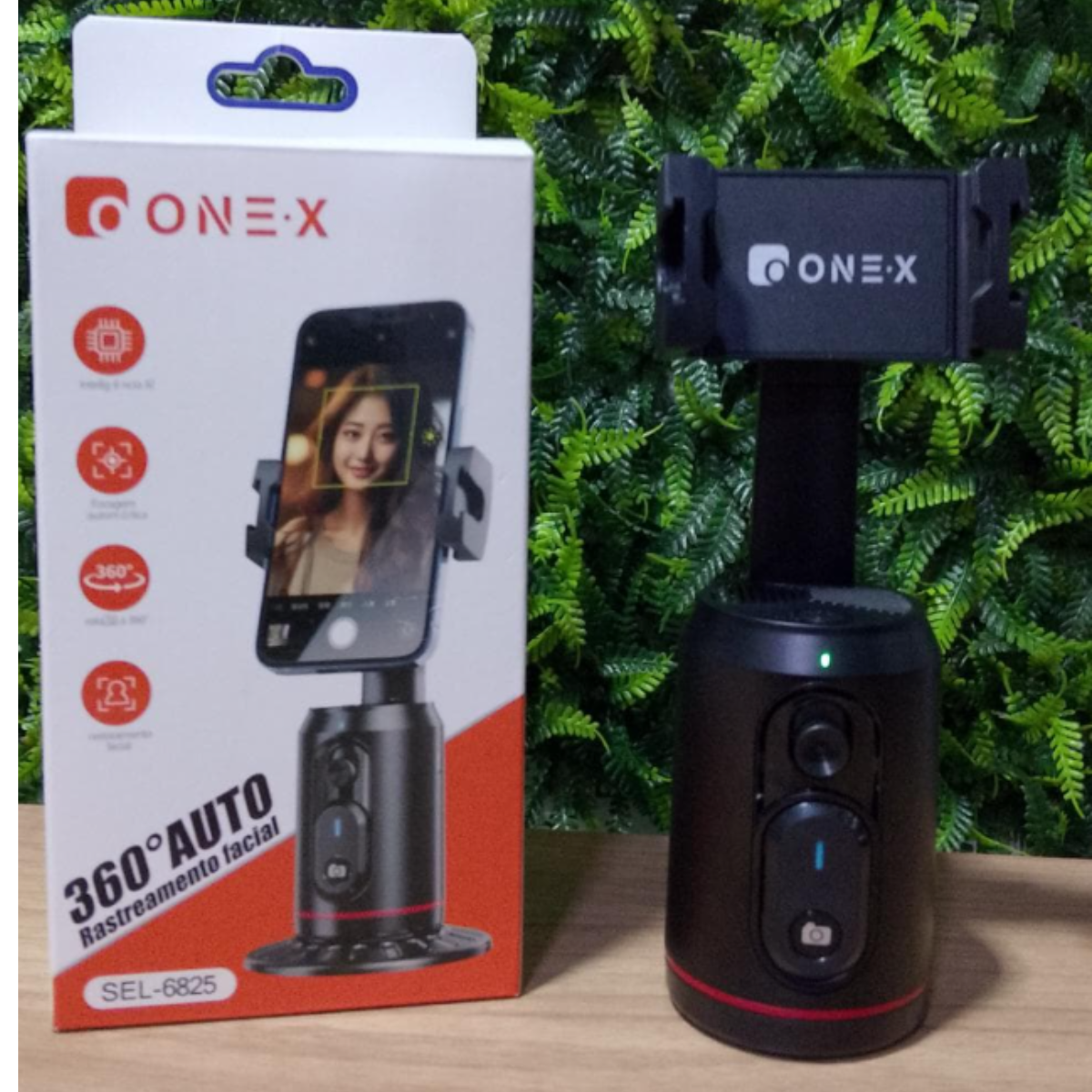 Tripé Celular 360º c/ Rastreamento Facial ONEX SEL-6825