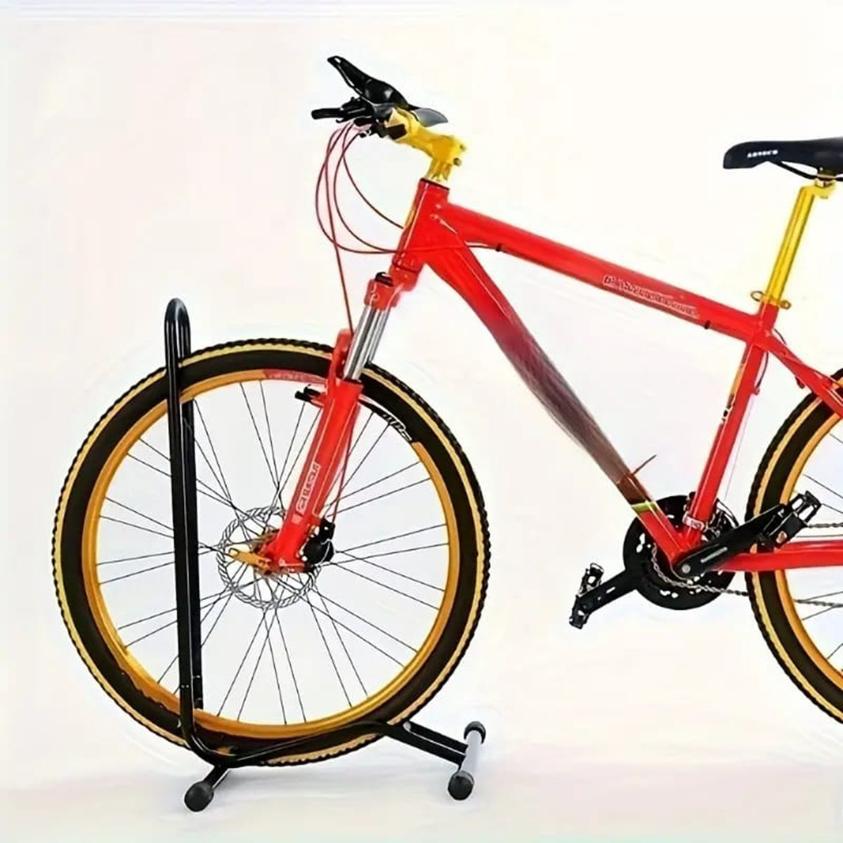 Suporte De Chão Para Bike Aro 26 A 29  Suporte De Chão Preto