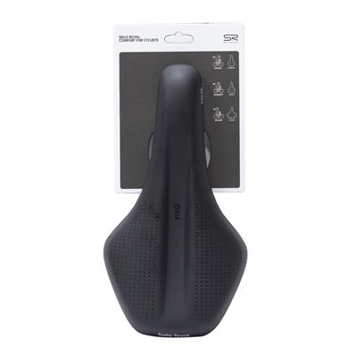 Selim Ergo Vivo, Preto, Blister, 274x147mm, 349g - Selle Royal