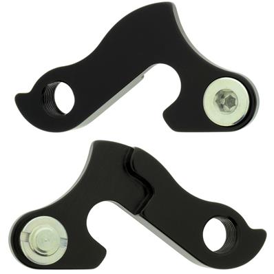 Gancheira, G016, Alumínio Cnc, Anodizado Preto, Parafuso e Bucha: Oggi Hacker, B.wheel Freio Standard, Mosso, Vikingx, Soul, Hupi – foto 1