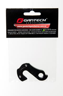 Gancheira, G300, Alumínio Cnc, Anodizado Preto, 2 Parafusos: Oggi Velloce Gantech – foto 2