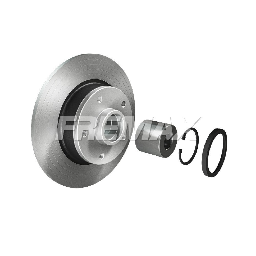 Kit Disco de Freio Sólido Traseiro Fremax BD4023-KT Renault Fluence