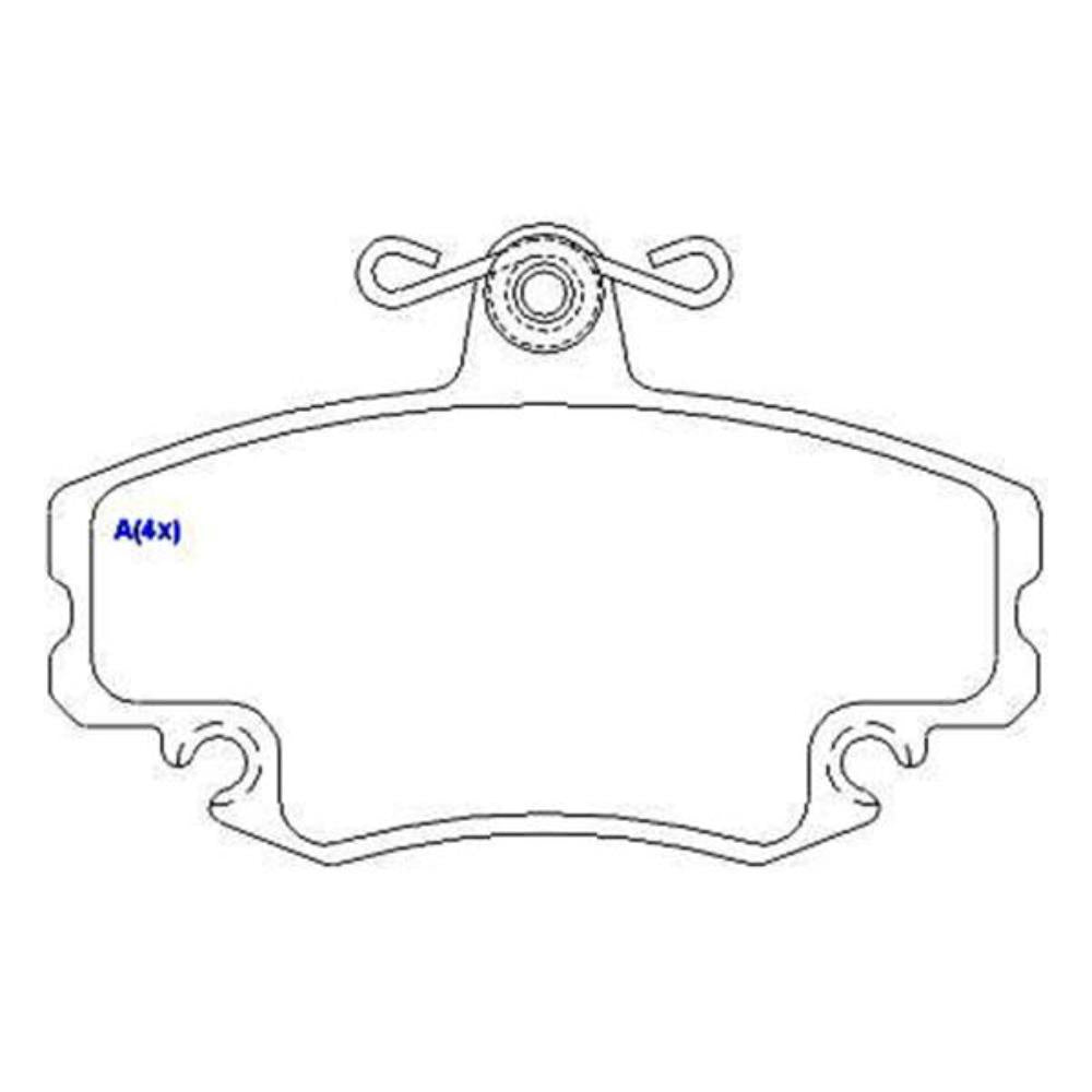 Pastilha de Freio Syl 1357 Renault Logan/Clio/Megane/Sandero/Twingo/R19/Express/Symbol