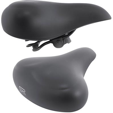 Selim Rvs Shock, Preto, com Molas, com Carrinho, 285x260mm, 865g Selle Royal – foto 1