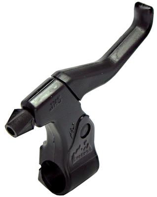 Macaneta MTB Everest V-Brake Nylon Preto, Retorno Rápido 2 Dedos