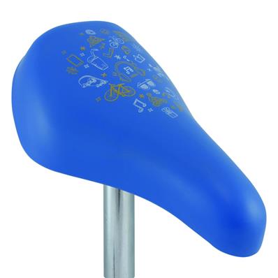 Selim Pvc Mini Toy Divertix, Azul, com Canote 7/8x190mm, 224x127mm, 324 Gramas Selle Royal – foto 1