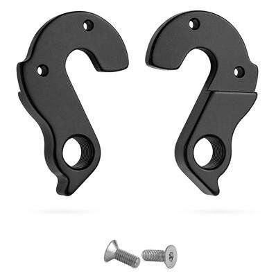 Gancheira, G076, Alumínio Cnc, Anodizado Preto, 2 Parafusos:cannondale Road / Rush Gantech – foto 1