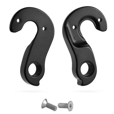 Gancheira, G185, Alumínio Cnc, Anodizado Preto, 2 Parafusos:trek Domane, Madone, Speed Concept Series Gantech – foto 1
