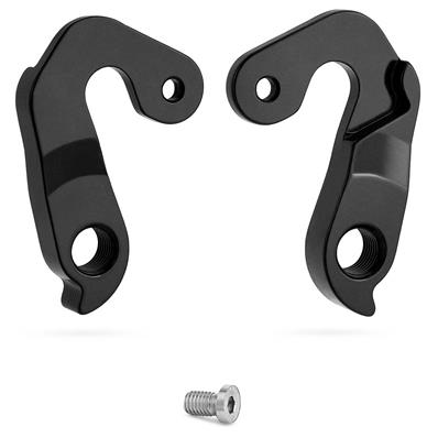 Gancheira, G314, Alumínio Cnc, Anodizado Preto, 1 Parafuso / Eixo 141x5mm: Scott Scale 900-960, Contessa Gantech – foto 1