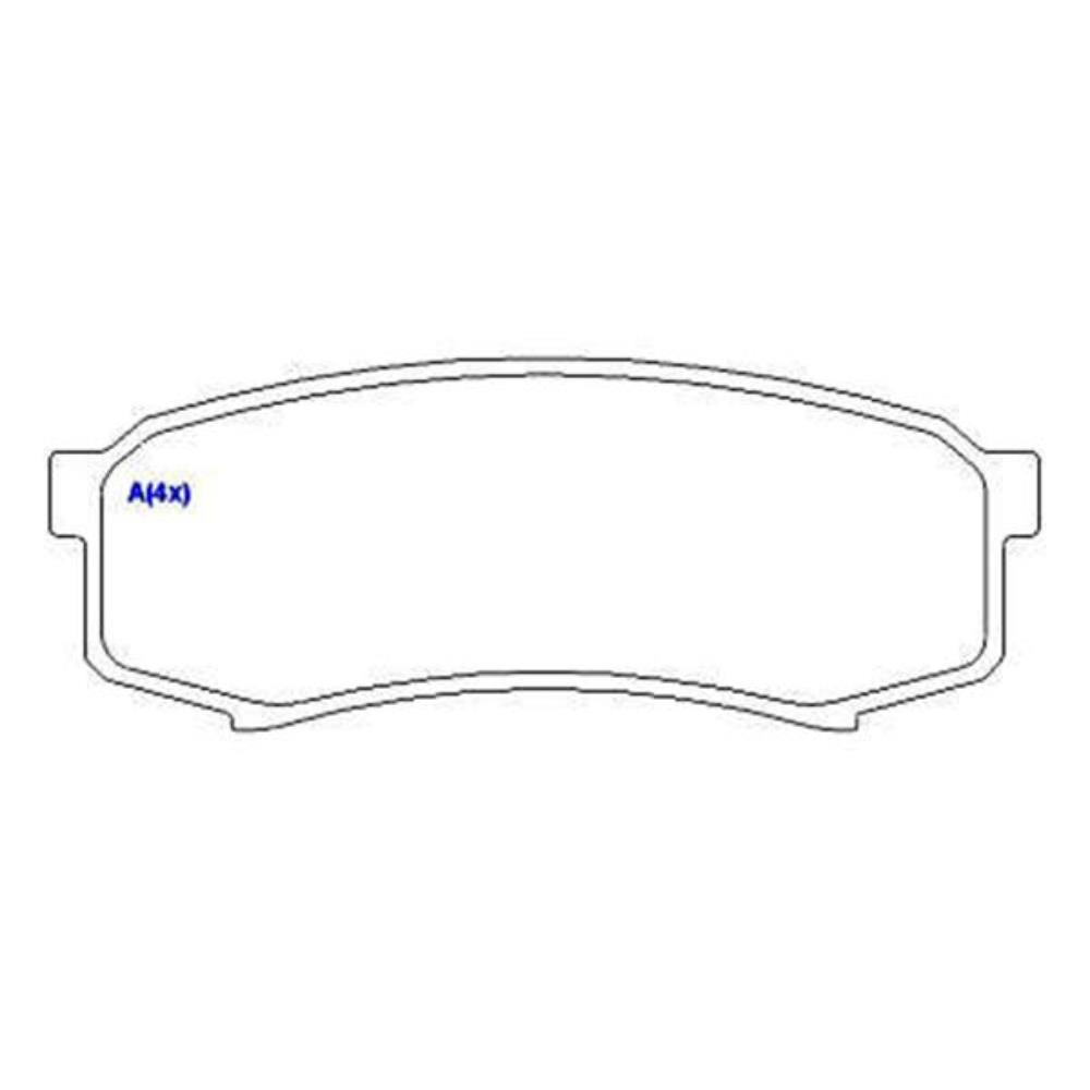 Pastilha de Freio Syl 1392 Toyota Hilux SW4/Land Cruiser, Mitsubishi Pajero