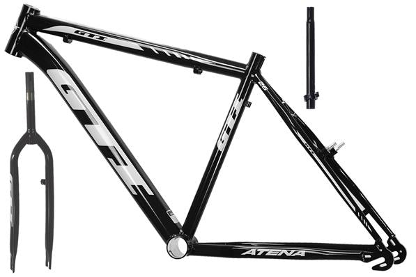 Suporte de Guidão, Mtb, Frontal, 22,2mm, +25º, Alumínio Preto, 3 Parafusos, sem Expander 25,4mm - Gtu Unicicle – foto 4