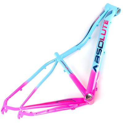 Quadro, 29, Alumínio 6061, Mtb Feminino, Absolute Hera, Canote 27.2mm, Cx / direção 44/44, Azul Piscina / rosa Chiclete, sem 15 – foto 1