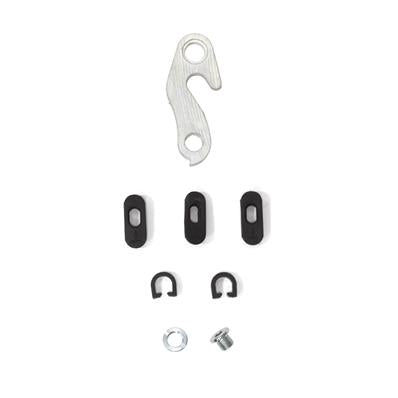 Gancheira, G031, Alumínio Cnc, Anodizado Preto, Parafuso e Bucha: Caloi, Venzo, High One, Tsw, Totem, Oggi Hacker Hds/24 / sport Gantech – foto 4