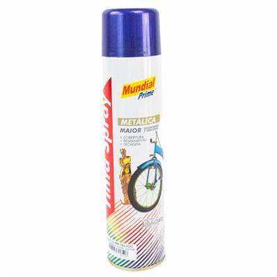 Tinta Spray, 400ml/240g, Metálica, Violeta (roxo) Mundial Prime – foto 1