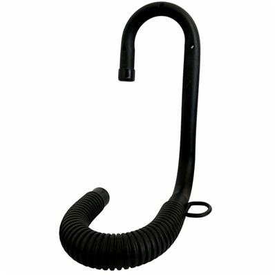 Suporte de Parede, Vertical, Absolute, Aço Tubular, 1 Bicicleta, Anel para Cadeado, com Buchas / parafusos, Máx 20kg, Preto – foto 1