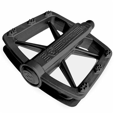 Pedal Free Rider, Metalciclo, Plástico, Preto, Eixo 1/2, Bucha, Refletor, Gramas – Par – foto 1