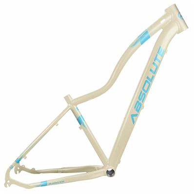 Quadro, 29, Mtb, Alumínio 6061, Absolute Elegance, Rota Interna, Canote 27.2mm, Cx / direção 44/44, Freio a Disco, Bege Fosco / azul, sem 15 – Jogo – foto 1