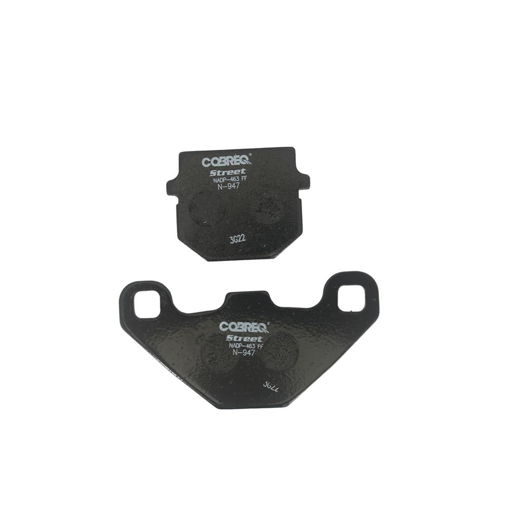 Pastilha Linha Street Cobreq N-947 Agrale Force 50/City 90/Force 90/Dakar 50, Suzuki Burgman AN 125, Dafra Smart Joy/Smart 125