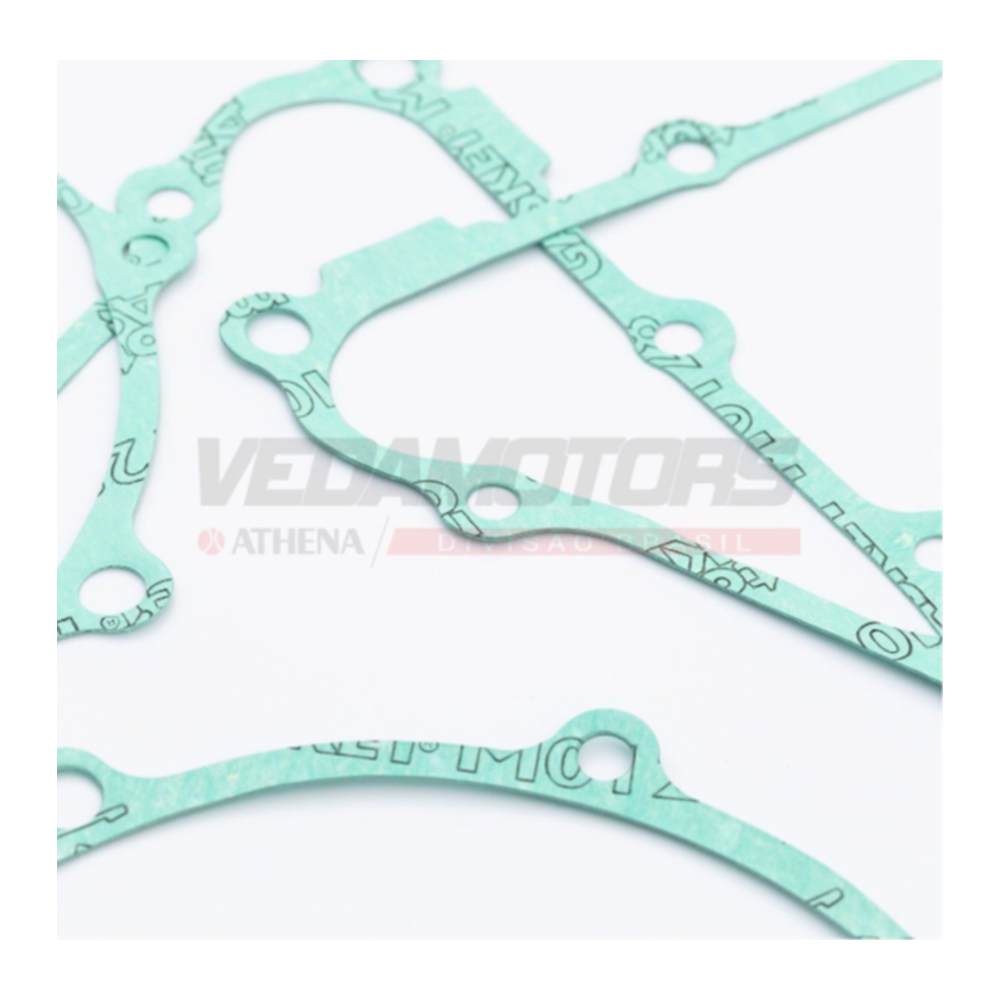 Junta da Tampa Lateral Esquerda Vedamotors VS05004015400 Caixa com 5 Honda NXR 150 Bros/Crf 150F/CG 150 Titan/CG 125 Cargo/CG 150 Fan/CG 150 Cargo