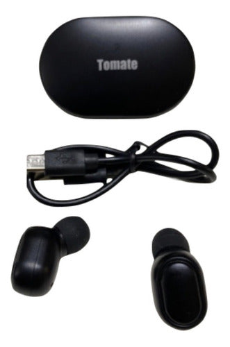 Fone De Ouvido Bluetooth Sem Fio 5.0 Tomate Mtf-8809 Preto