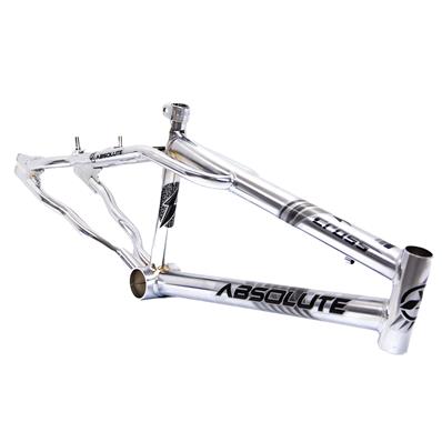 Quadro / garfo, 20, Aço, Absolute Cross, Movimento Central 45mm, Cx / direção Standard, Canote 7/8 (22,2mm), Cromado – Jogo – foto 2