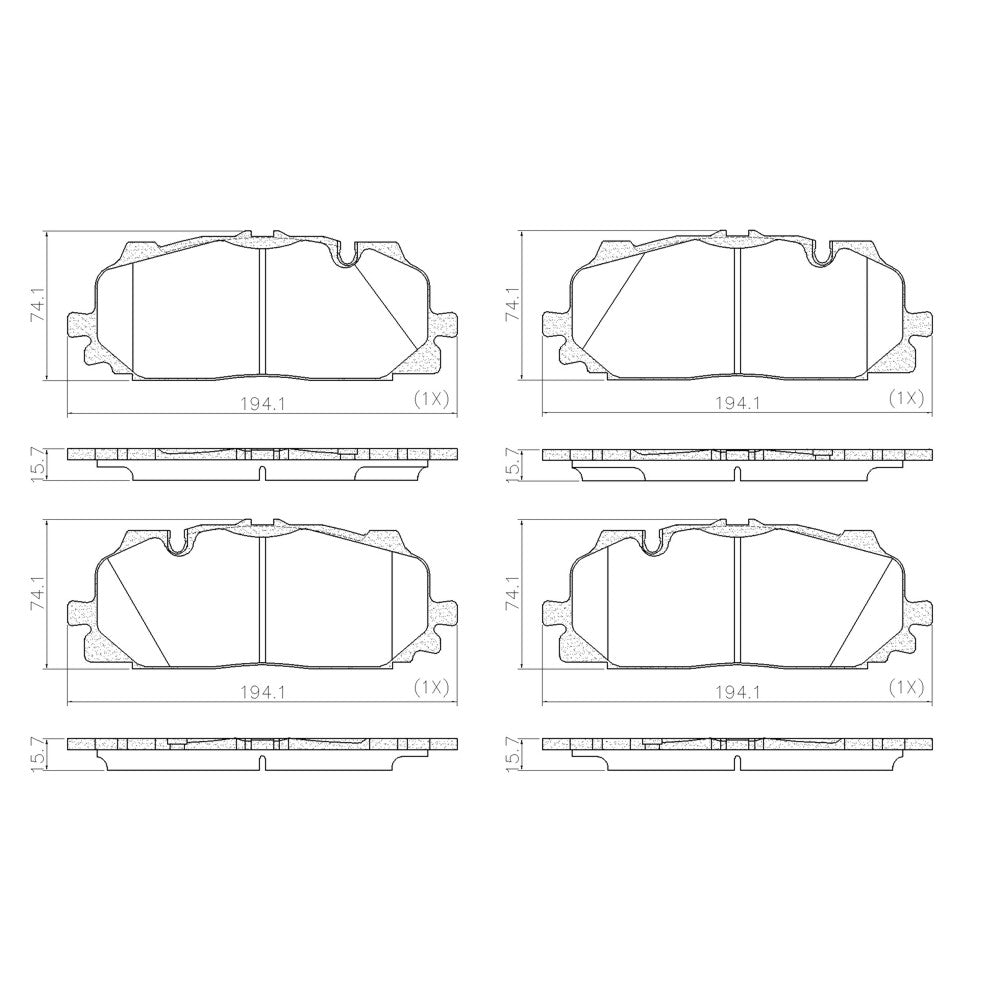 Pastilha de Freio Fras-le PD/2237-CMAXX Audi Q7/SQ5
