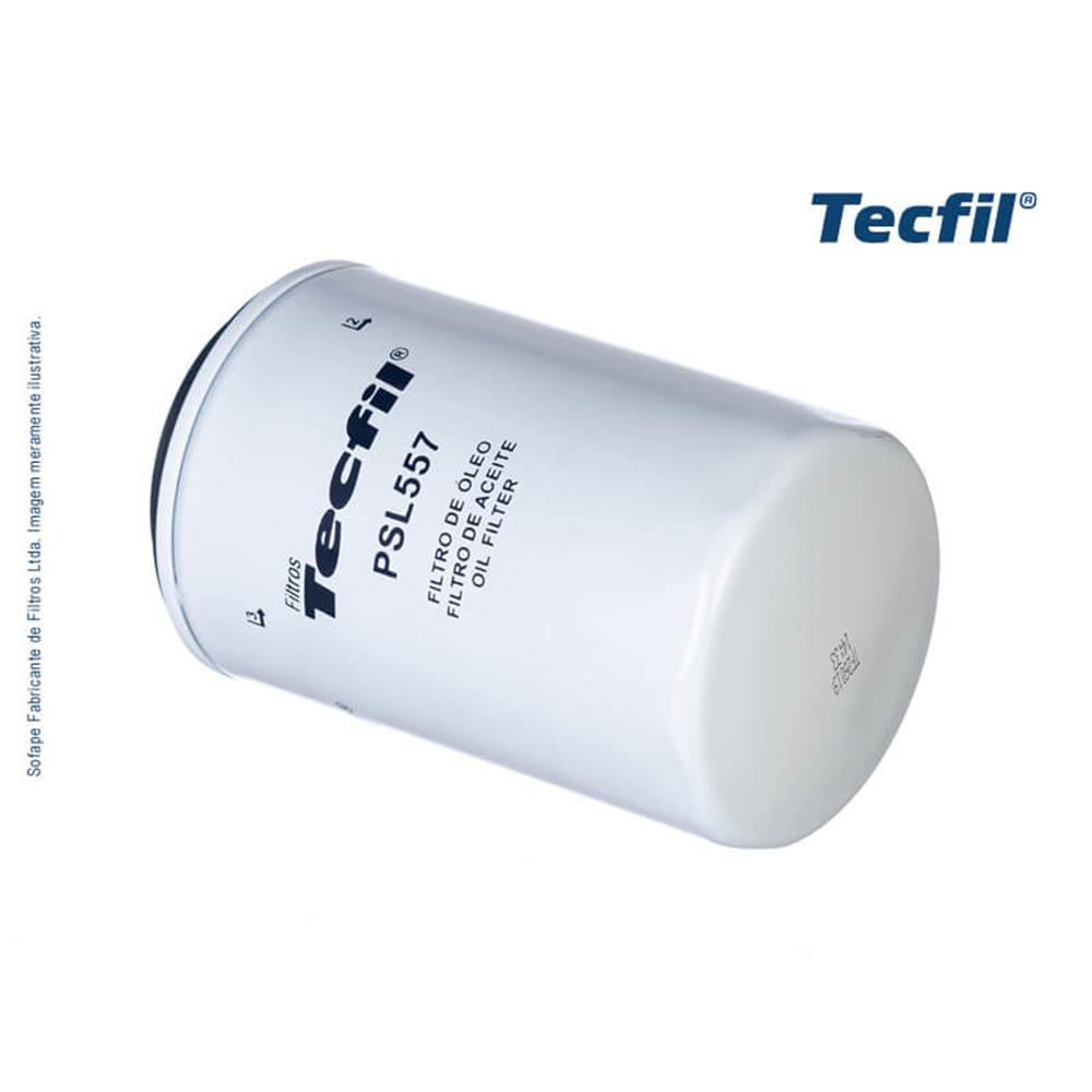 Filtro de Óleo Tecfil PSL557 VW Fusca/Passat/Tiguan/Eos/Jetta, Audi A4 Avant/A4/Q5/A3/Q3/TT/Tts
