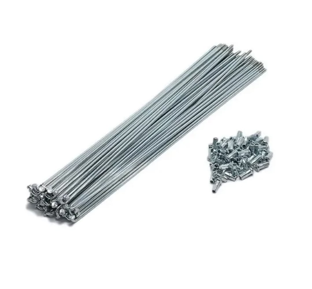 Raio zincado 2.0 x 275mm com niple grosa
