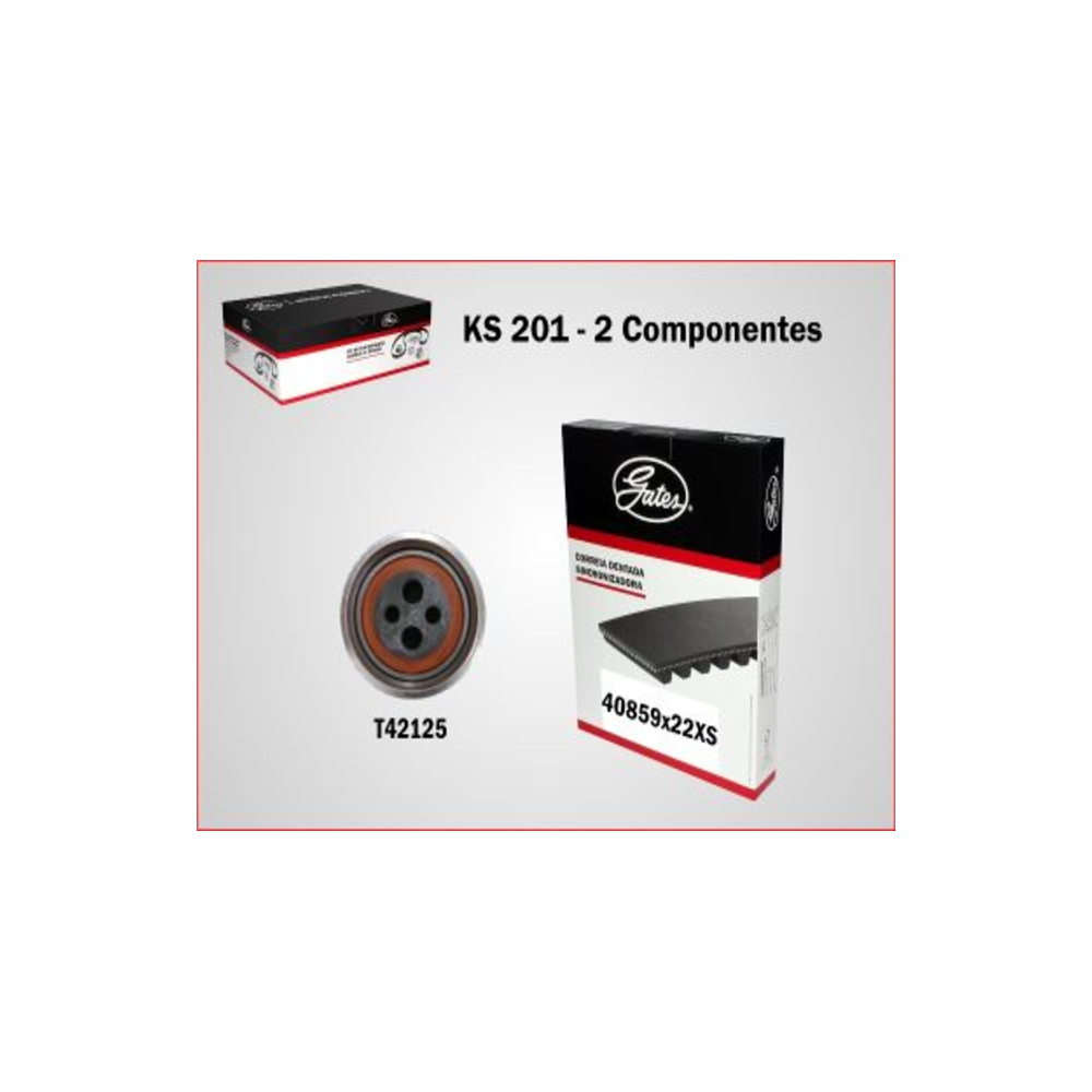 Kit Sincronizadora Gates KS-201 Fiat Strada/Siena/Palio/Idea/Palio Weekend/Fiorino/Uno
