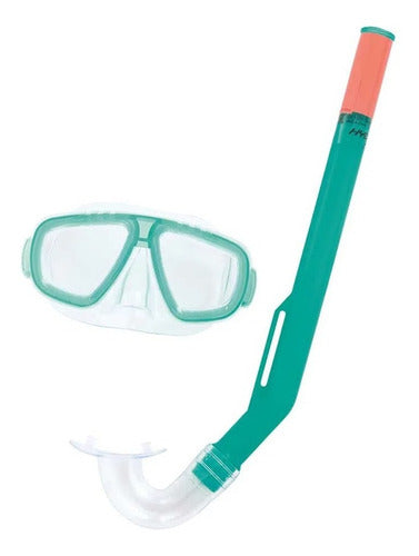 Kit Mergulho Infantil Snorkel C/ Mascara Bestway Freestyle