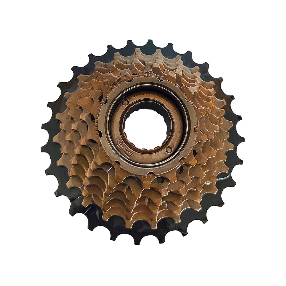 Roda livre 7m index 14/28 dentes dourada ultima preta