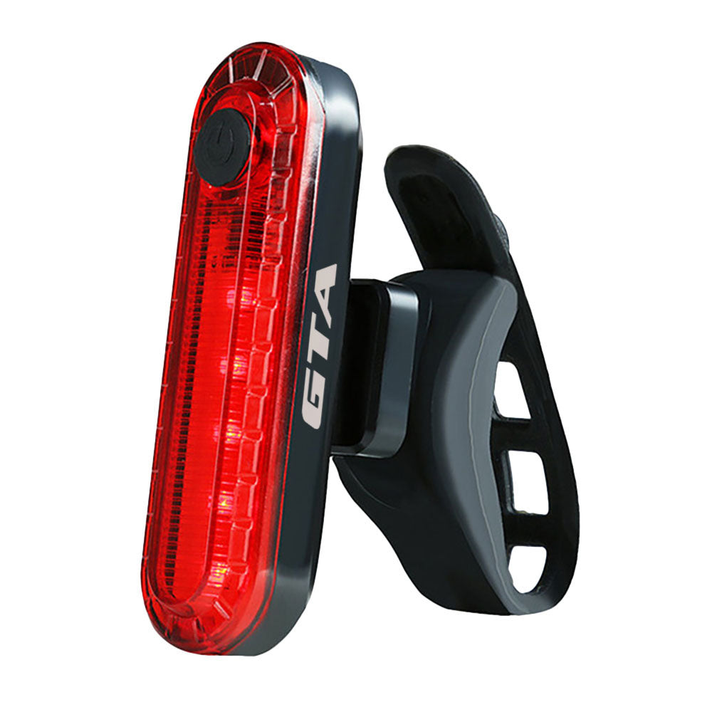 Sinalizador kit led de 20 lumens branco dianteiro 200mah usb + sinalizador led traseiro vermelho 10 lumens usb 200mah – foto 3