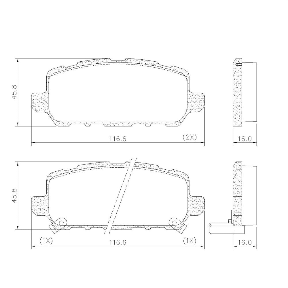 Pastilha de Freio Ceramaxx Fras-le PD/1495-CMAXX Honda HR-V