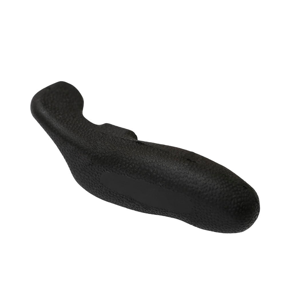 Bar end ergonomico emborrachado 100mm 22.2 tpr preto com encarte par – foto 3