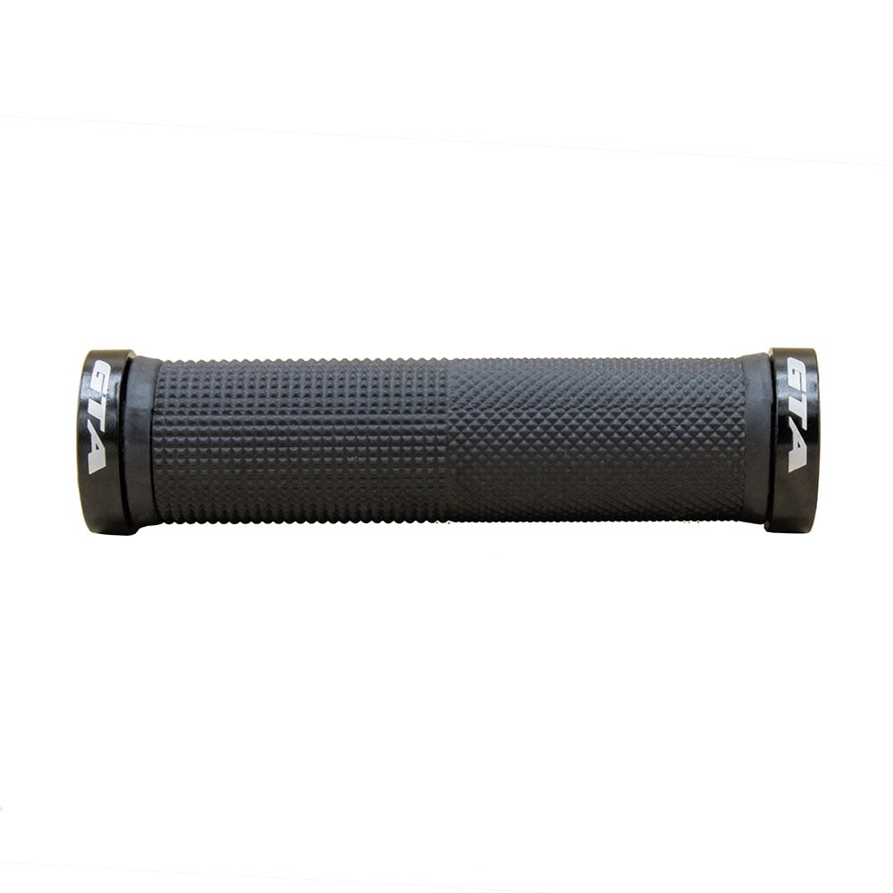 Manopla 130mm rider borracha tpr preta com trava preta – foto 3