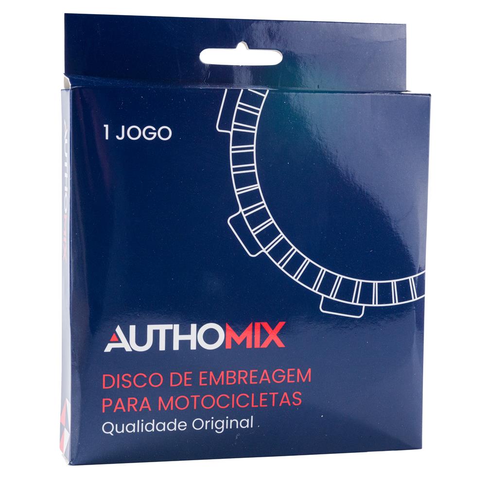 Disco de Embreagem Authomix DE10011 Honda XRE 300/NX 400I Falcon/CB 250 Twister/Crf 250F/CB 300R/NX4 Falcon 400