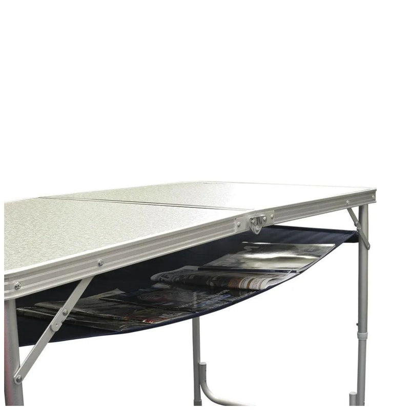 Mesa de Camping Dobrável em Aluminio com Organizador Nautika