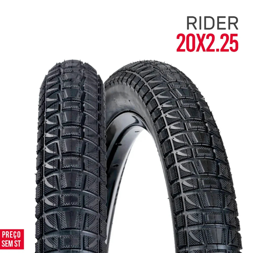 Pneu 20 x 2.25 rider cor preto