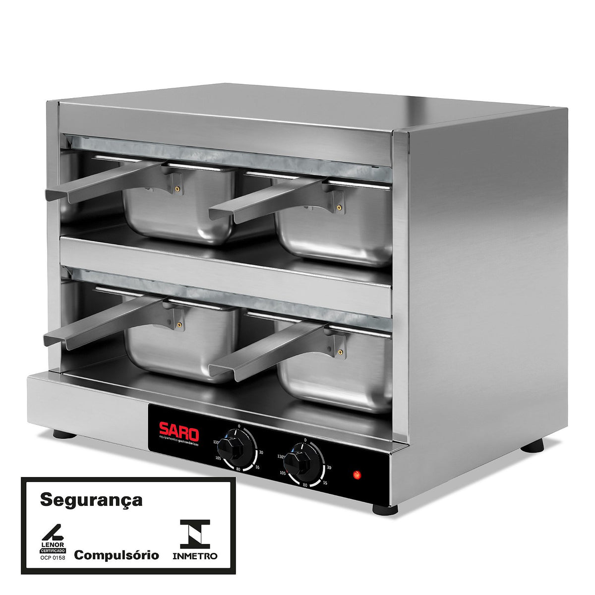 Conservador de Proteínas Saro CM 4 Cubas GN 1/3 Inox