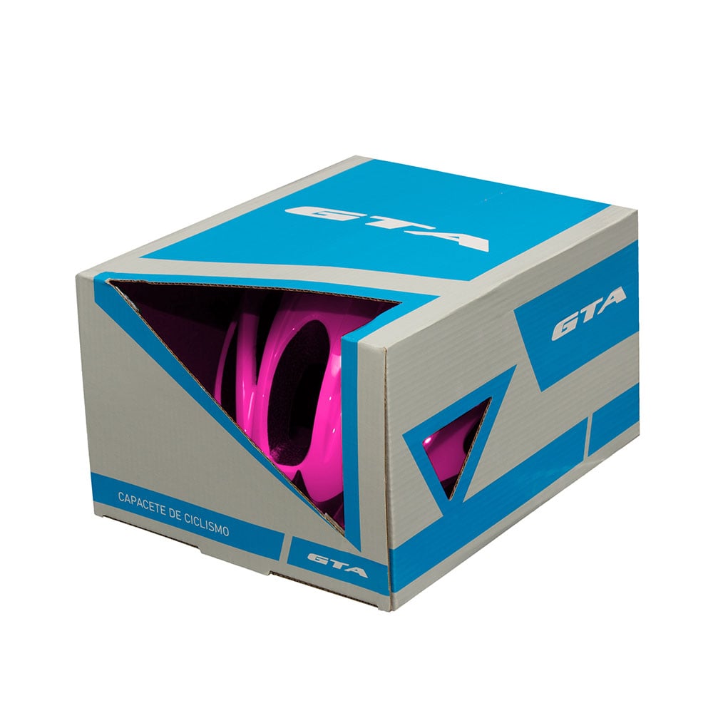 Capacete inmold mtb start 58/62 20 furos rosa com sinalizador – foto 7