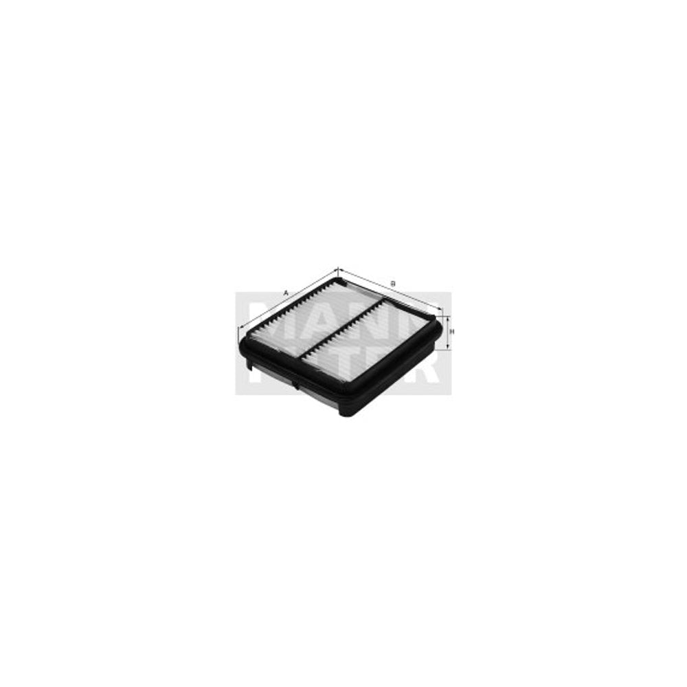 Elemento Filtrante do Ar Mann-filter C22015 Hyundai HB20/HB20 S/HB20 X, Kia Picanto