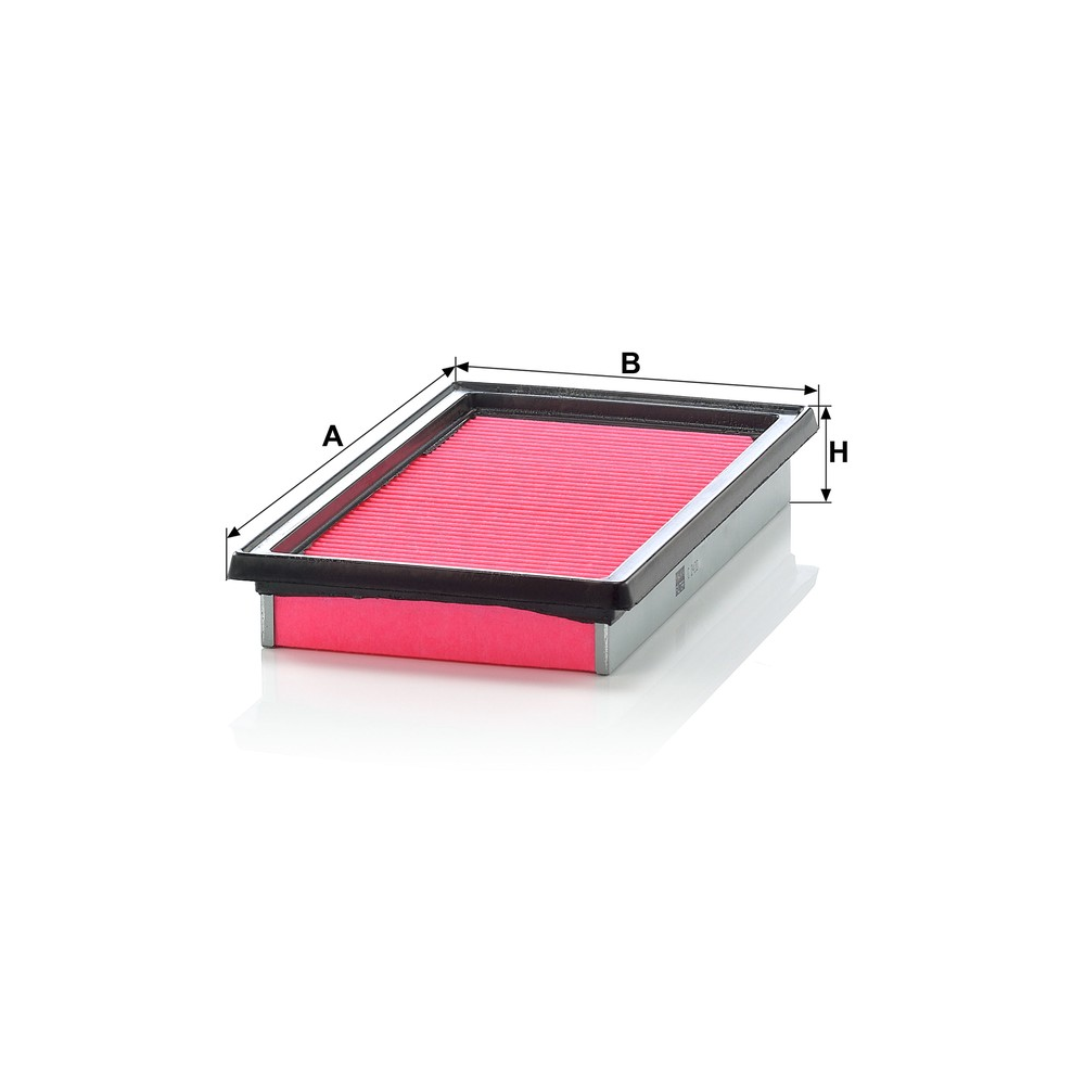 Elemento Filtrante do Ar Mann-filter C2420 Nissan Livina/Tiida/Grand Livina