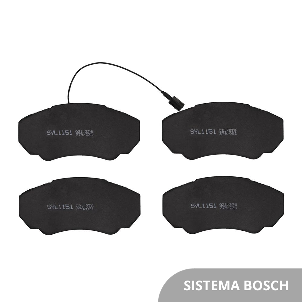 Pastilha de Freio Syl 1151 Ford F-350/F-250, Peugeot Boxer, Fiat Ducato, Citroen Jumper