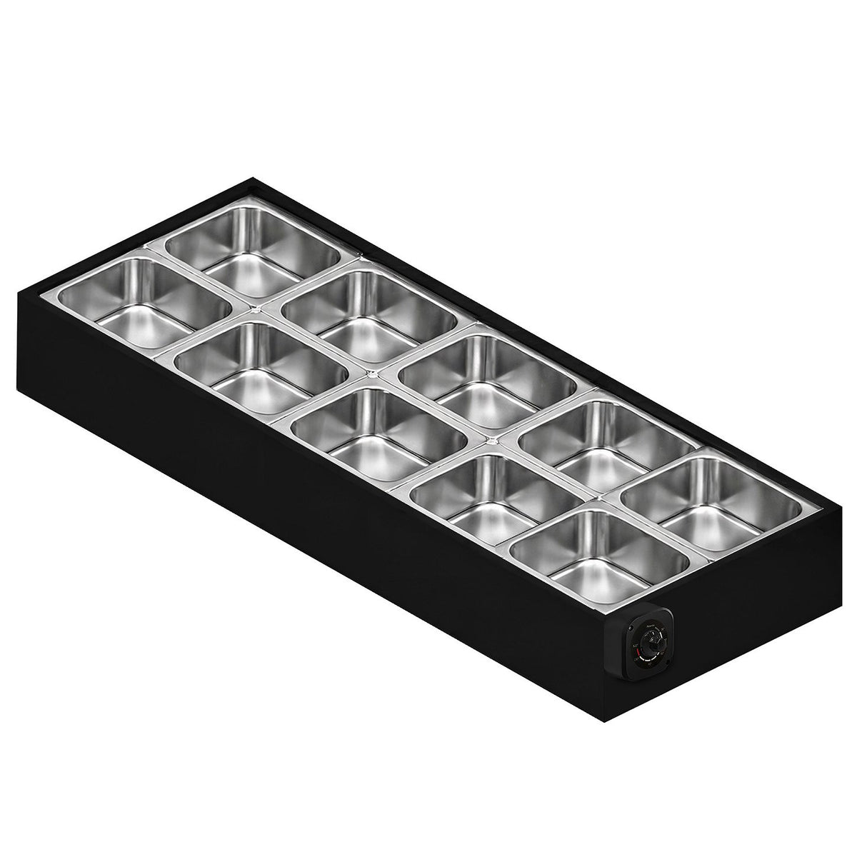 Buffet Térmico de Mesa Aquecido Saro BFM10 10 Cubas com Tampa