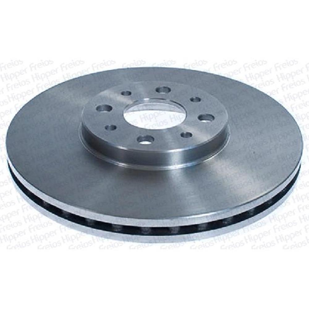 Disco de Freio Ventilado Sem Cubo Dianteiro Hipper Freios HF 42A Caixa com 2 Fiat Doblo/Marea/Marea Weekend/Stilo/Bravo