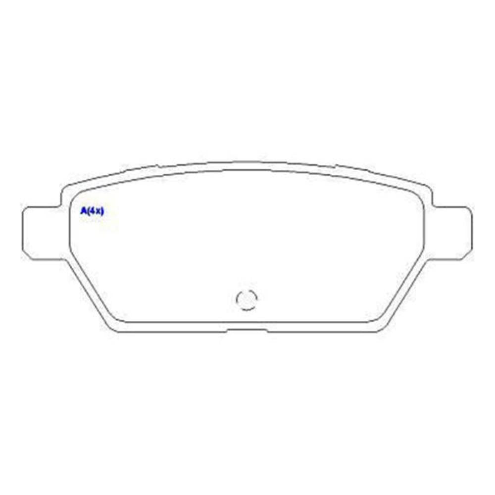Pastilha de Freio Syl 1213 Ford Fusion, Lincoln Mkz