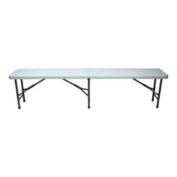 Banco Dobrável Picnic Robust Bench com Alça Lateral Branco