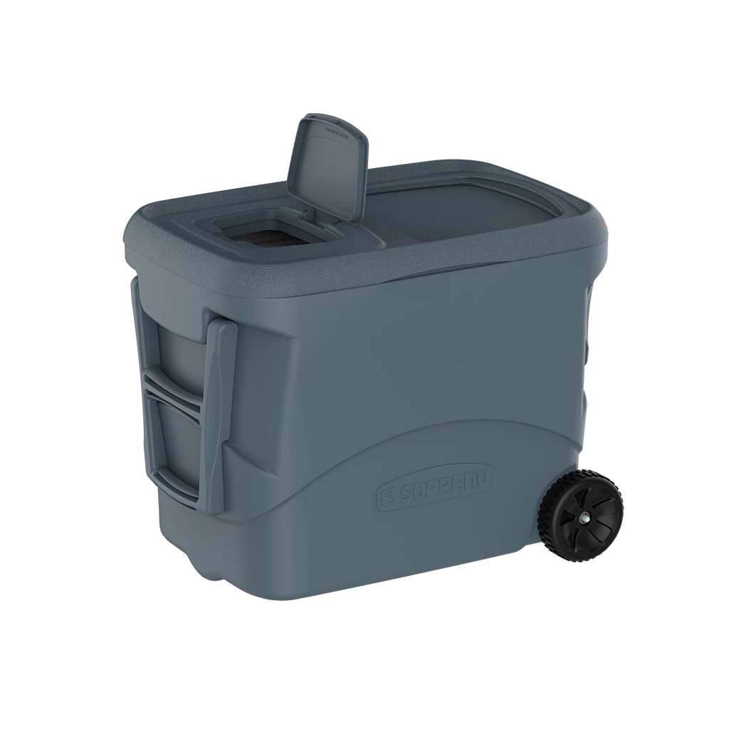 Caixa Térmica Tropical S Plus 50l Com Rodas Cinza Soprano