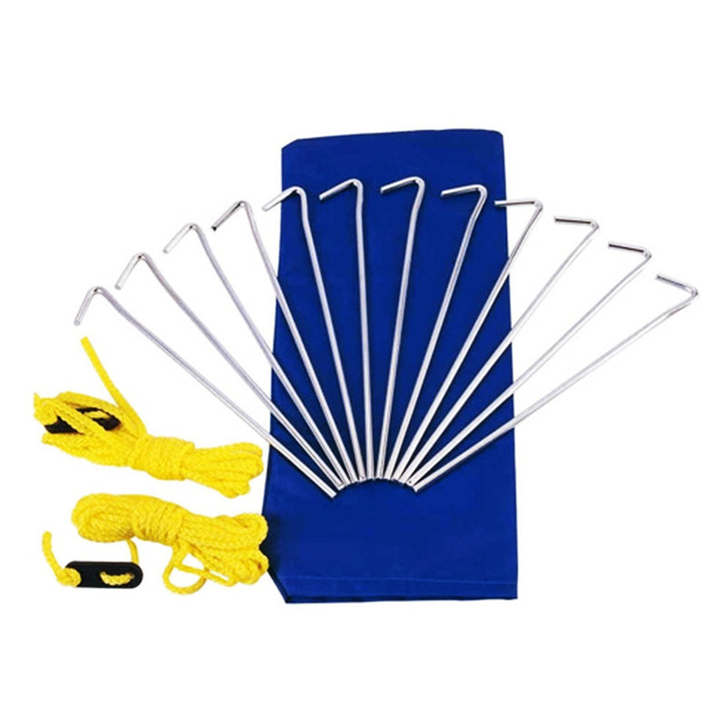 Conjunto de Estacas para Barracas Nautika Aço Camp Kit